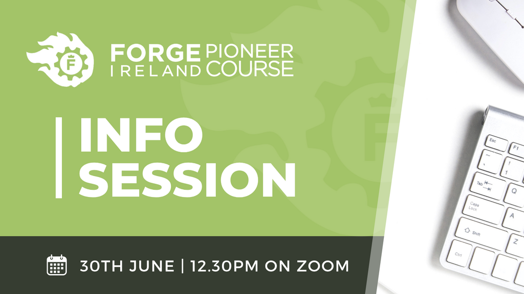 forge course info session june 30th at 12.30pm